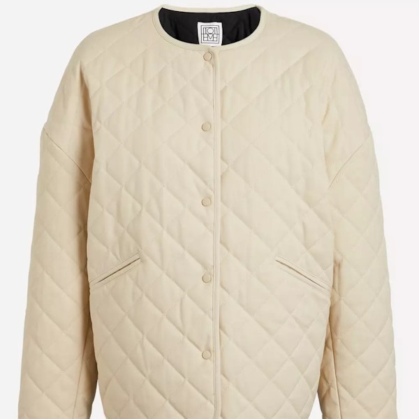 Toteme Quilted Cotton Canvas Jacket, £480
