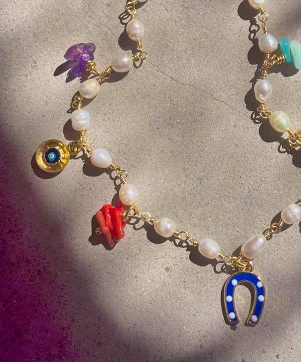 Handley Green Jewellery Elena Charm Necklace, £30