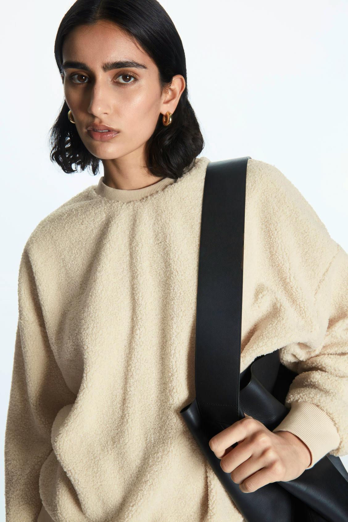 Cos Oversized Teddy Sweater, £55