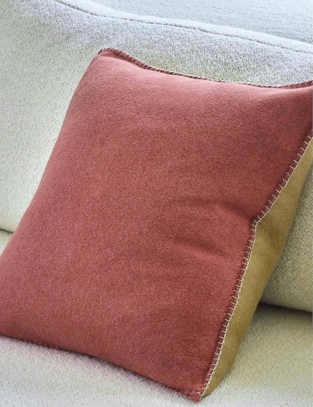 Boss Ladak Logo-Patch Fleece Cushion Cover, £39