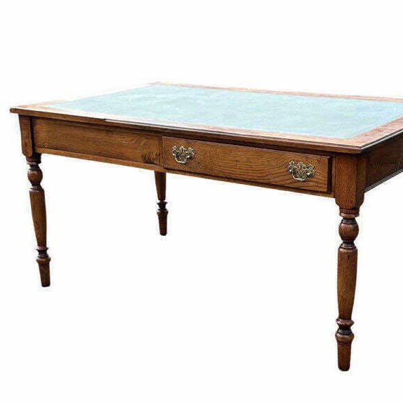 Vinterior Oak Library Table And Desk Large In Size Solid Oak, £595