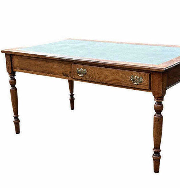 Vinterior Oak Library Table And Desk Large In Size Solid Oak, £595