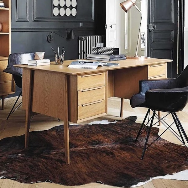 Maisons Du Monde Portobello Solid Oak Vintage Desk, £854.50