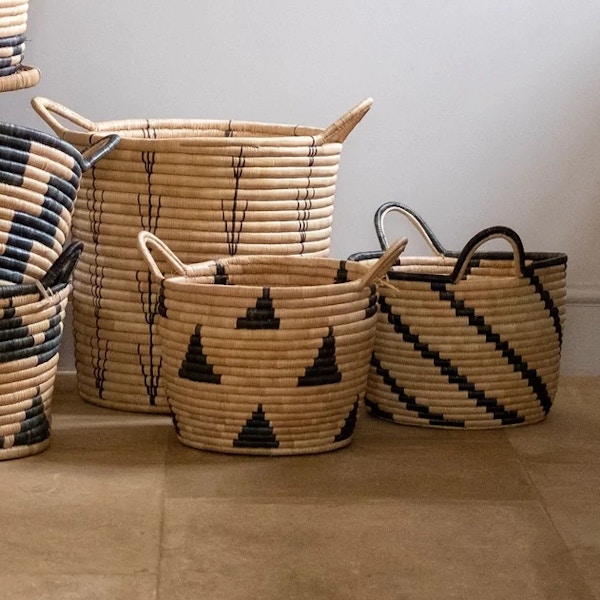 Hadeda Monochrome Storage Basket, Small – 2, £89