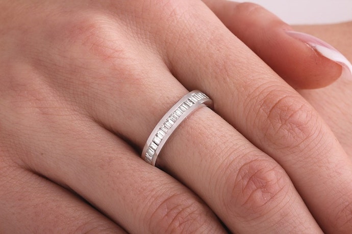 Purely Diamonds Half Eternity Ring