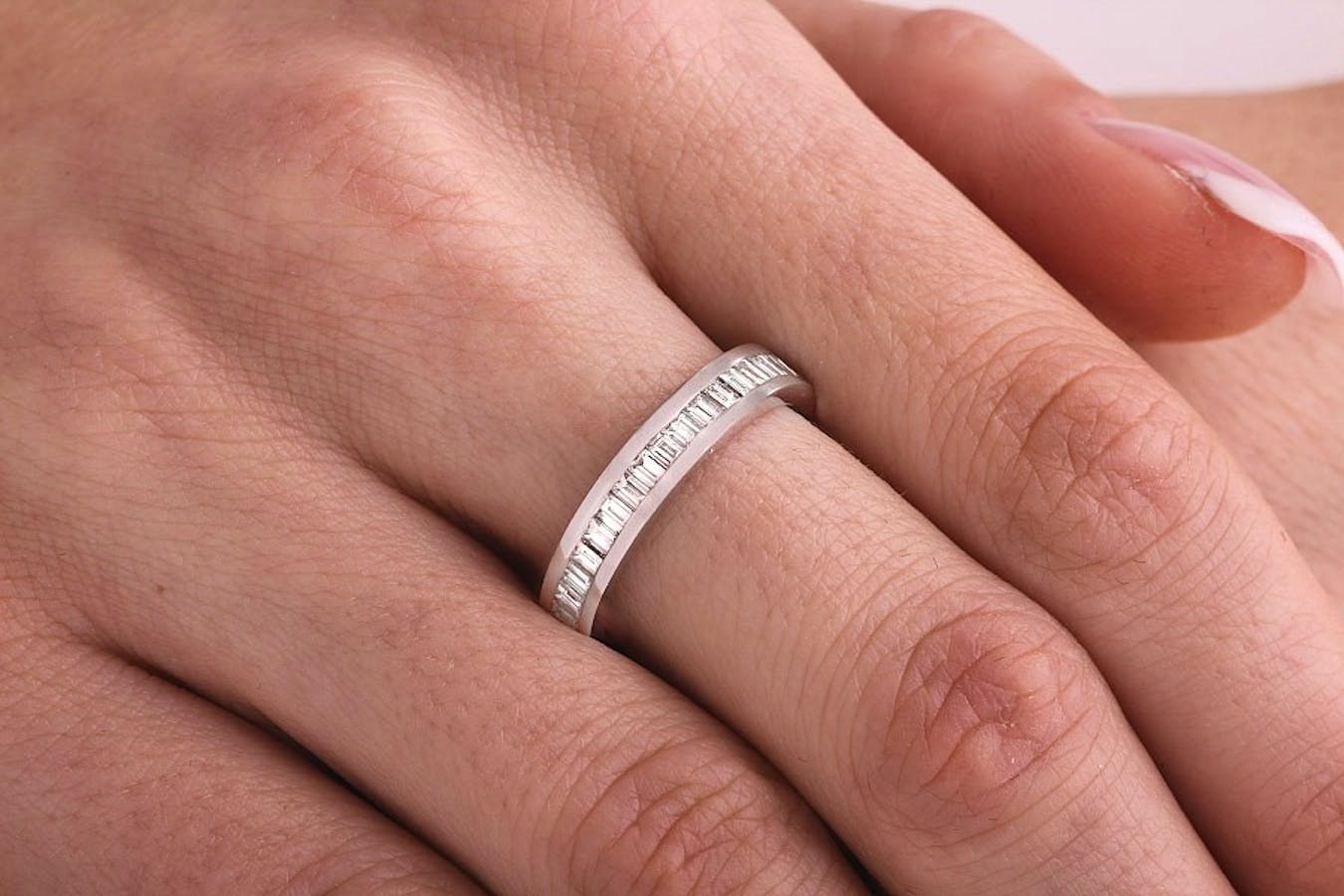 Purely Diamonds Half Eternity Ring