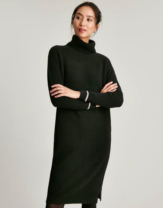 Joules Hallie Turtle Neck Knitted Dress, £109