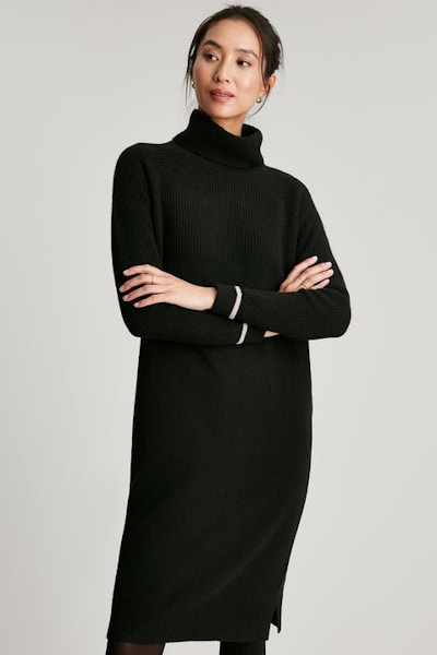 Joules Hallie Turtle Neck Knitted Dress, £109