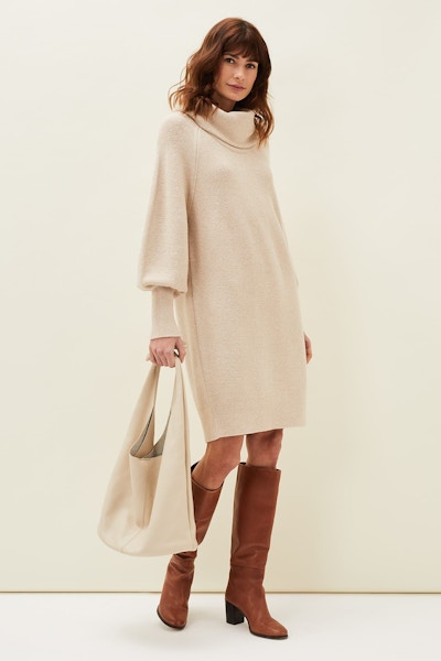 Phase Eight Dahlie Knitted Jumper Dress, NOW £79