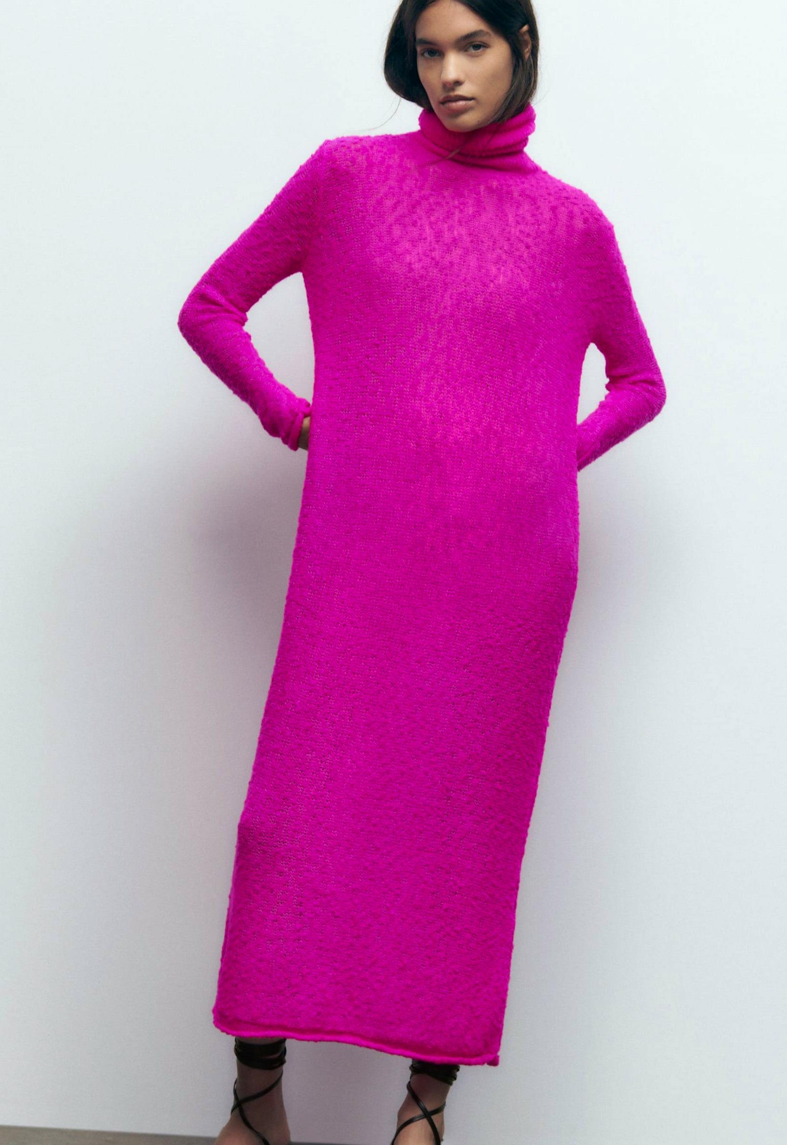 Zara High Neck Knit Dress, £32.99