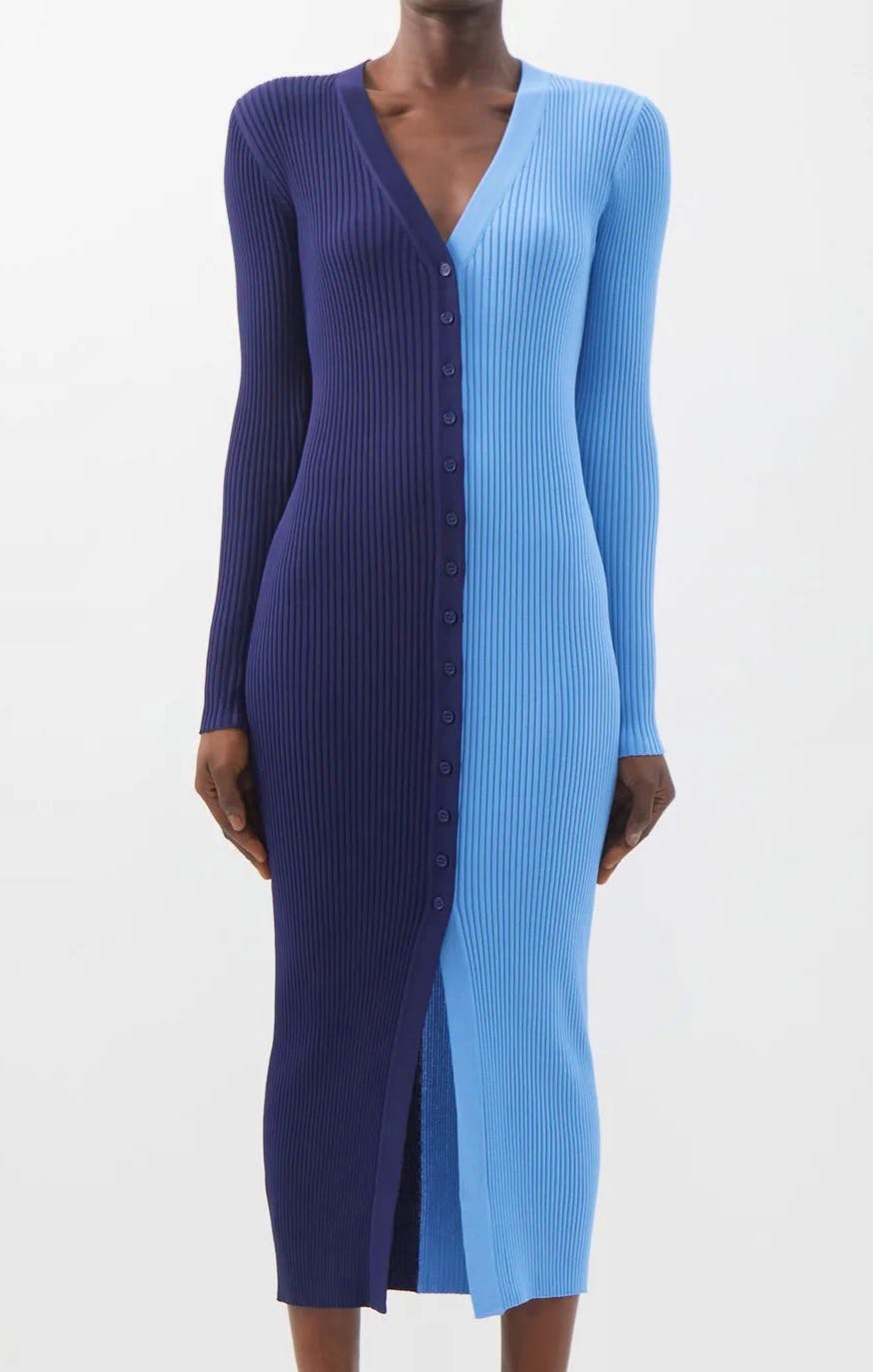 Staud Two Tone Knit Dress, £130