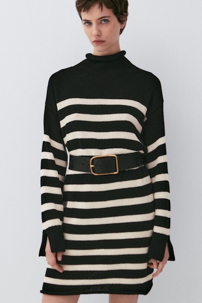 Massimo Dutti Striped Knit Dress, £99.95