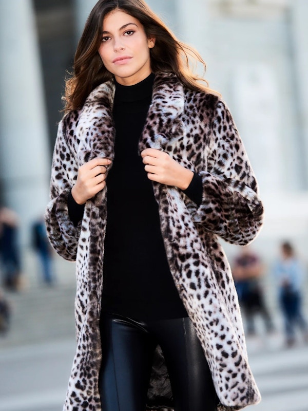 Marks & Spencer Faux Fur Leopard Print Coat, £149