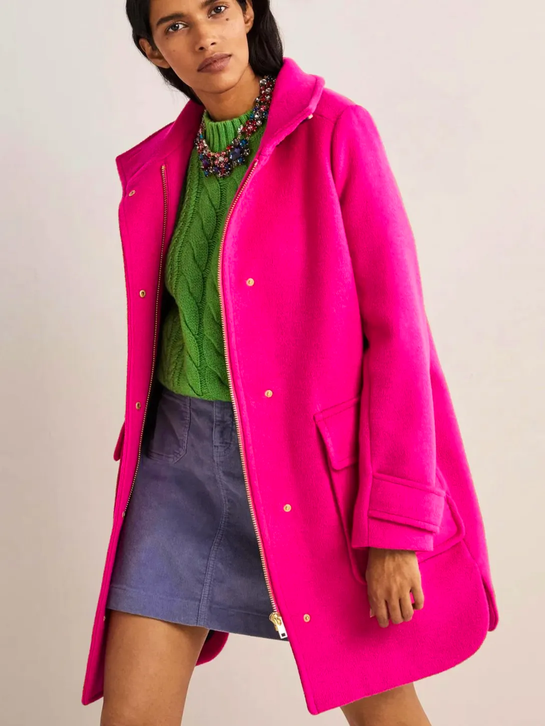 Boden Brushed Wool Coat, £190