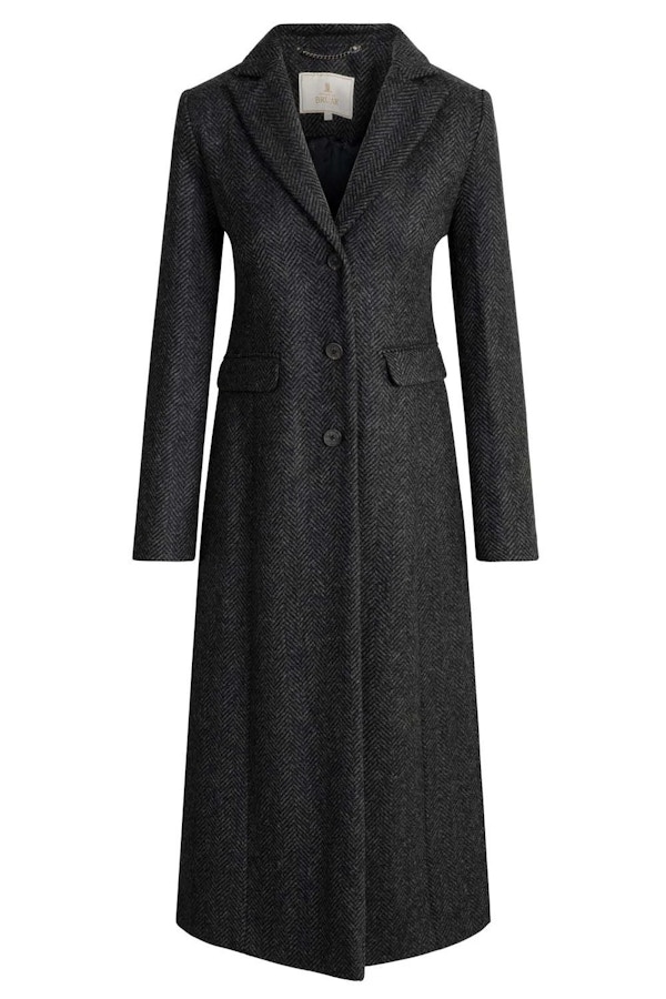 The House of Bruar Single-Breasted Full-Length Tweed Coat, £275