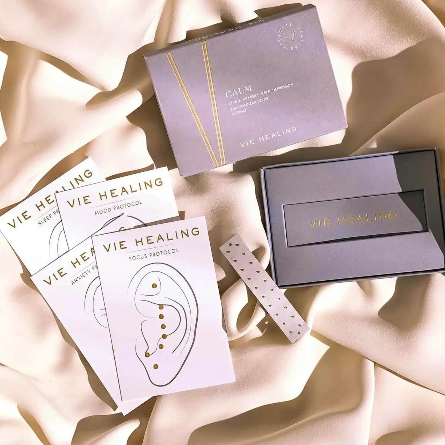 Vie Healing 24k Gold Ear Seeds, £30