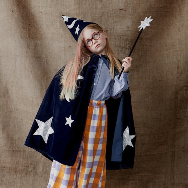 Meri Meri Blue Velvet Wizard Costume, £115