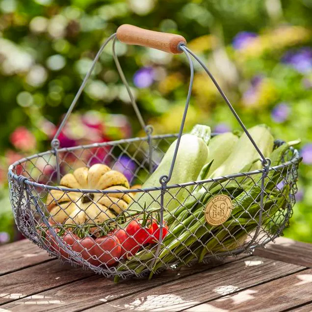 Sophie Conran Large Grey Harvesting Basket, £25