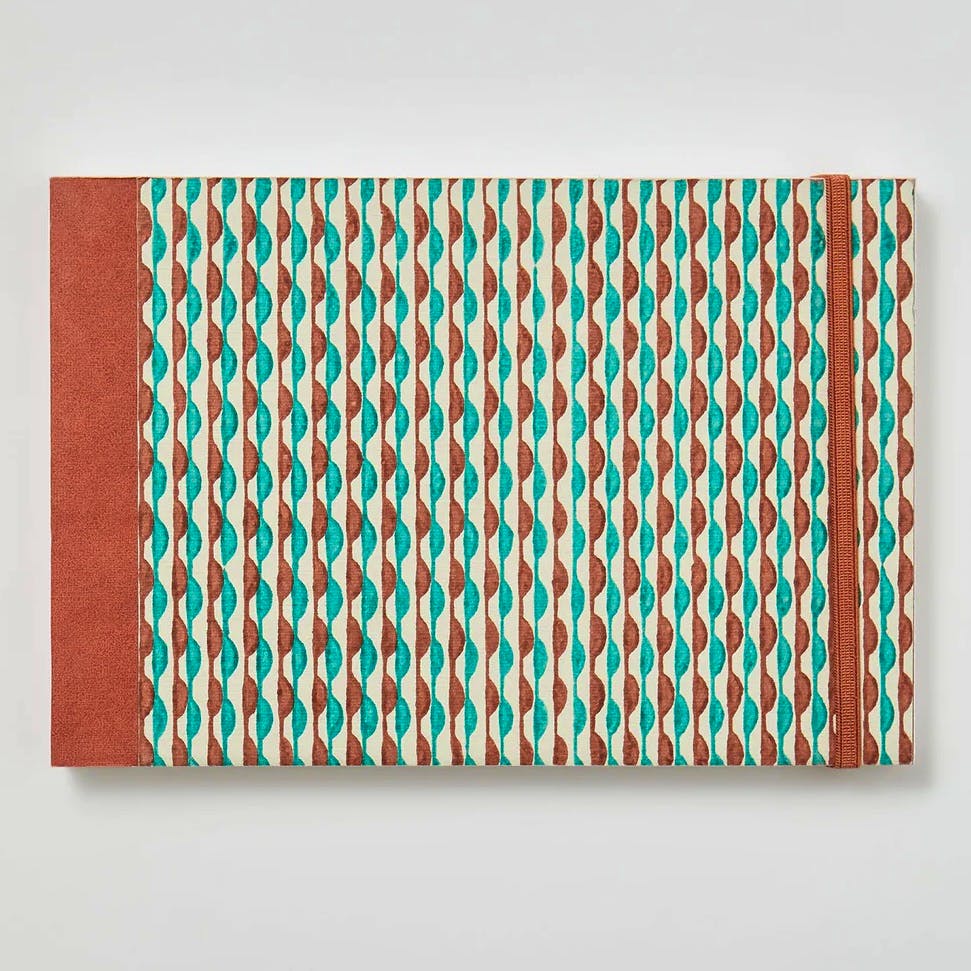 Toast Ripple Block Print Sketchbook, £18.50