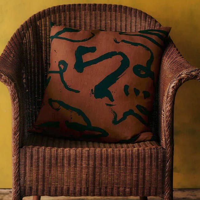 Toast Brushstroke Cushion Cover, £48