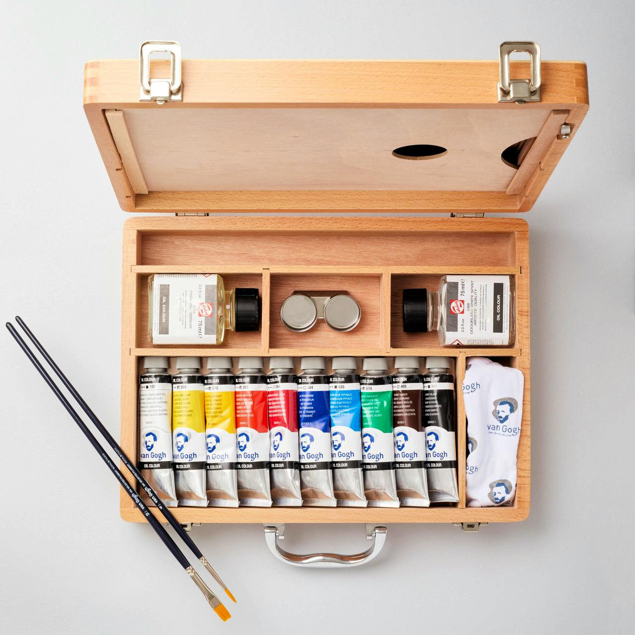 Cass Art Van Gogh Oil Colour Wooden Box Inspiration Set, NOW £99.96