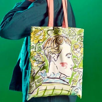 V&A Luke Edward Hall Romantic Roses Tote Bag, £18