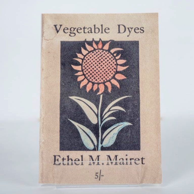 Ditchling Museum of Art & Craft Ethel Mairet’s Vegetable Dyes Notebook, £4.50