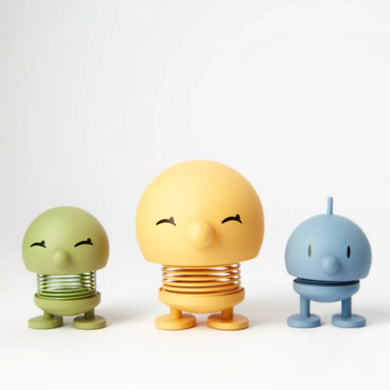 Hoptimist Small Bumble Figurine In Soft Blue, £15