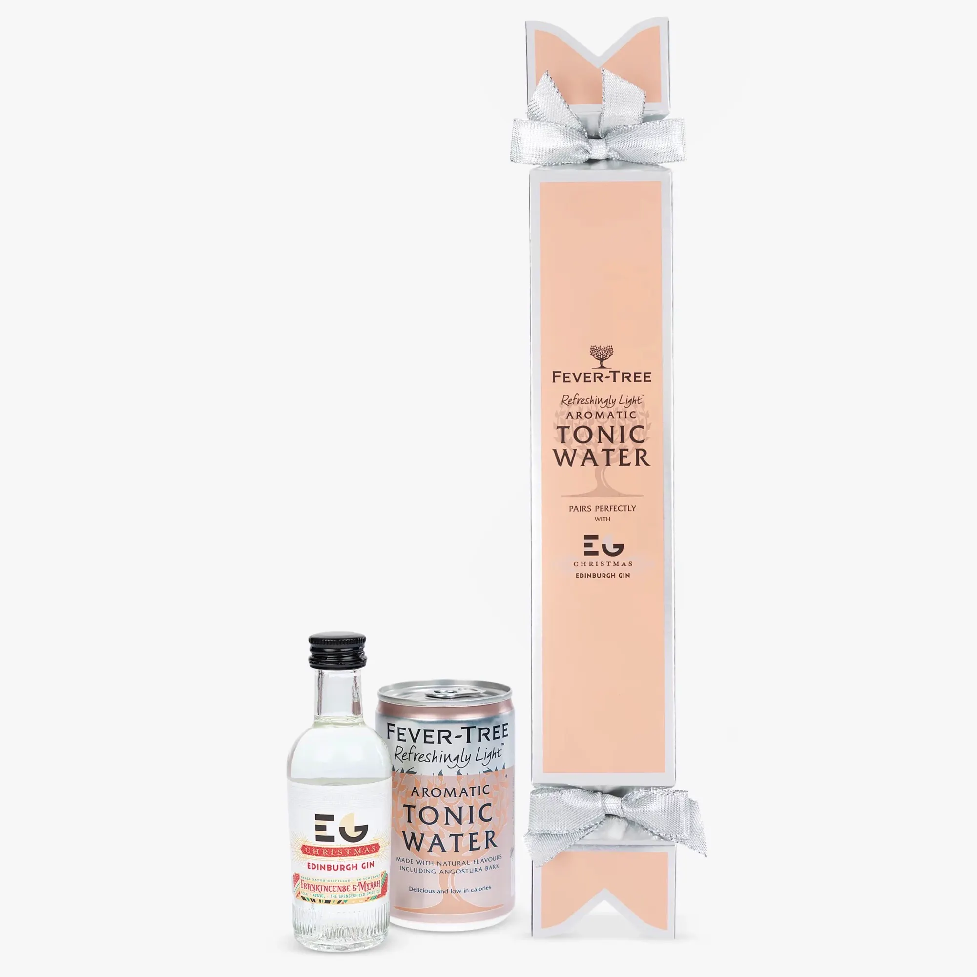 Fever Tree Edinburgh Gin Christmas Gin and Refreshingly Light Aromatic Tonic Water Cracker, £8.50