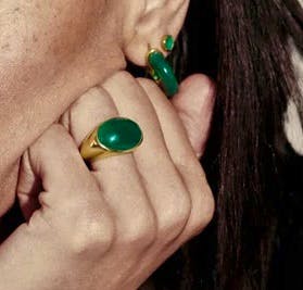 Monica Vinader Kate Young Gemstone Ring, £150