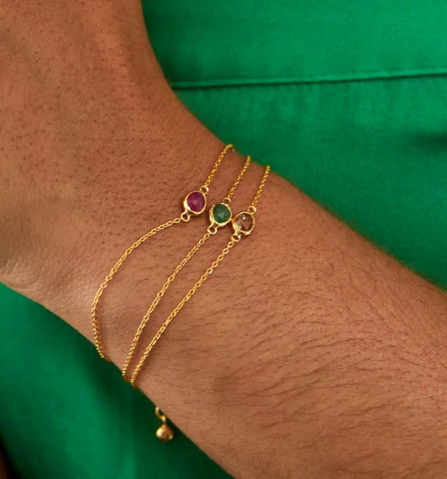 Auree Hampton Sapphire & Gold Vermeil Bracelet, £80