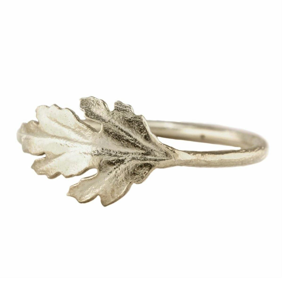 Alex Monroe Chrysanthemum Leaf Ring, £144