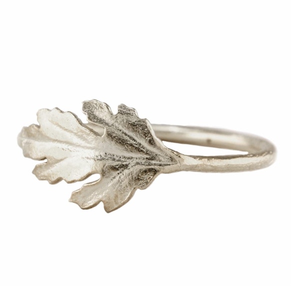 Alex Monroe Chrysanthemum Leaf Ring, £144
