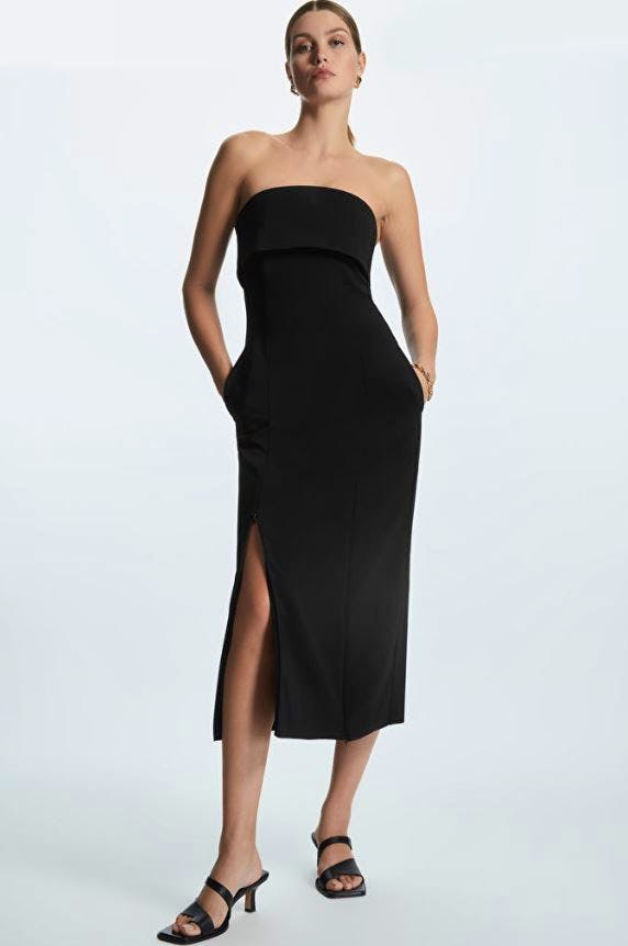 Layered Bandeau Midi Dress £99