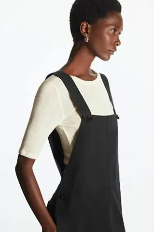 Barrel-Leg Dungarees