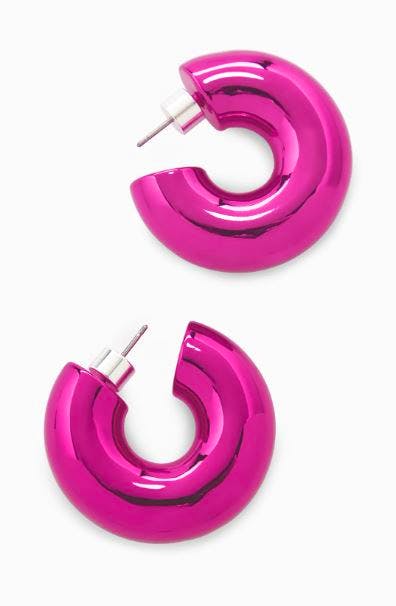 Large Chunky Hoop Earrings £29