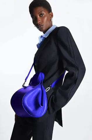 Mini Leather Bowling Bag