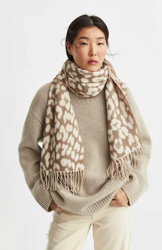 Jacquard-Weave Scarf £9.99