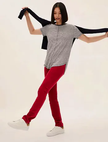 Sienna Corduroy Straight Leg Trousers