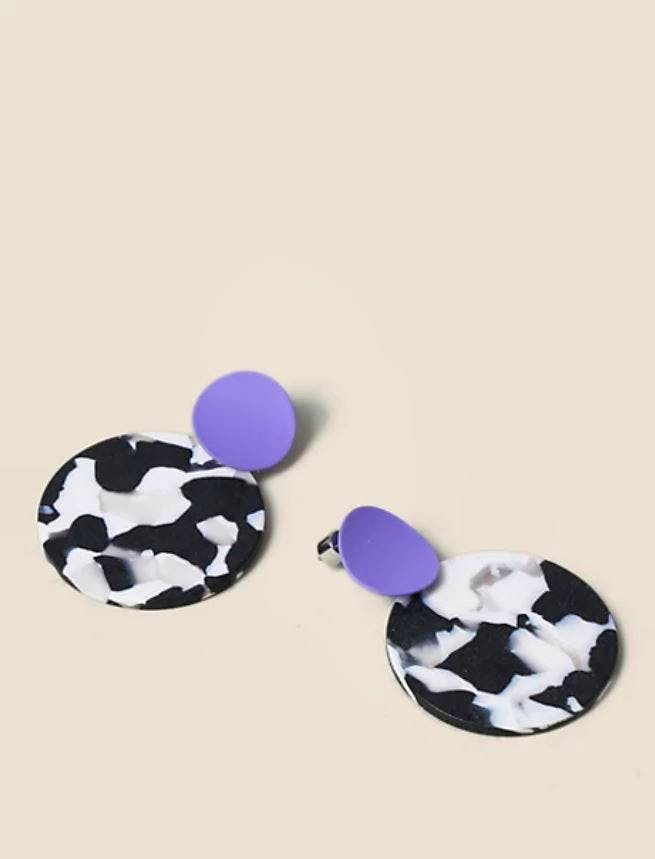 Speckled Drop Earrings £12.50