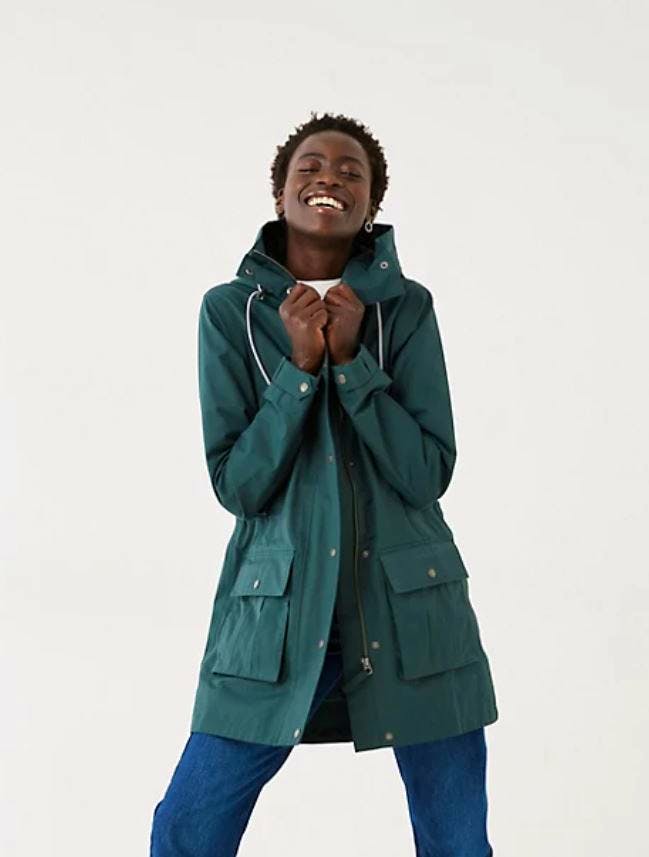 Cotton Rich Longline Rain Coat £125