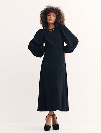 Blouson Sleeve Midi Dress £95