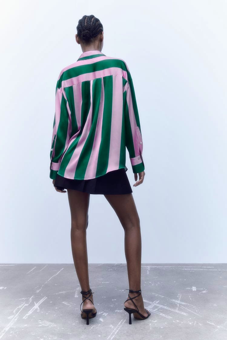 Striped Oversized Shirt £29.99