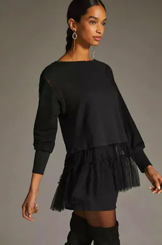 Tulle Sweatshirt