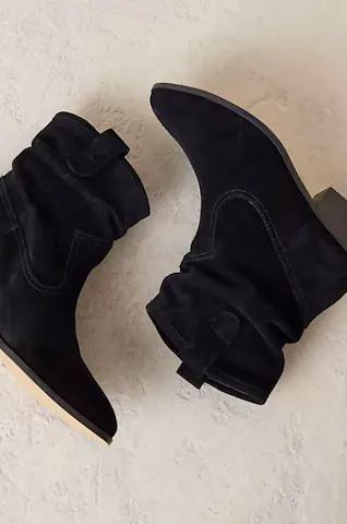 Scrunched Ankle Boots