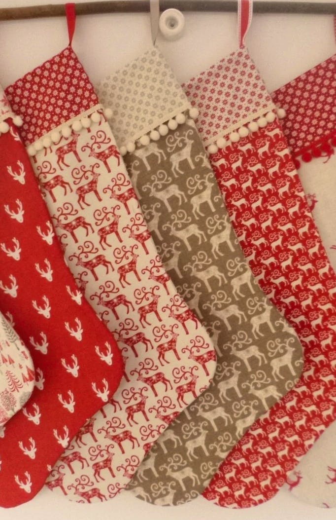 Etsy Personalised Scandi Christmas Stockings, £10.99