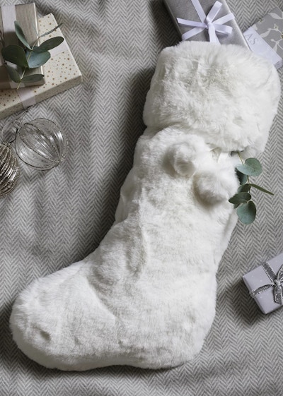 The White Company Faux Gur Stocking, £40