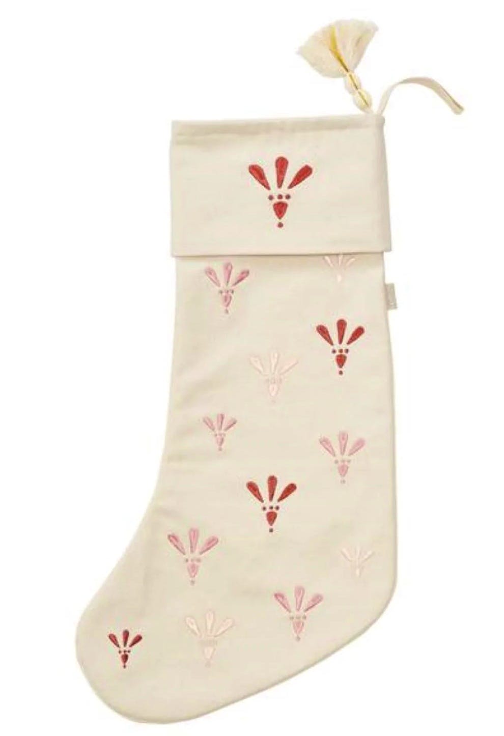 Cam Cam Christmas Stocking - Natural Flower, £24.95