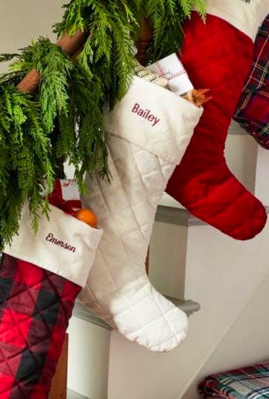LL Bean Classic Velvet Christmas Stocking, £34.75