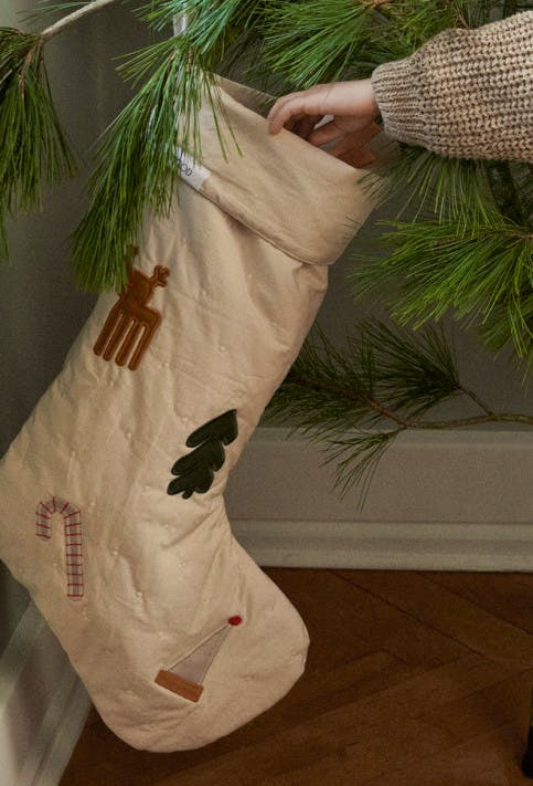 Liewood Basil Organic Cotton Christmas Stocking, £34